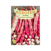 Hectarul - Seminte Fasole pitica  tarcata boabe Borlotto L.Di Fuoco TRATAT AGROSEM 25 kg